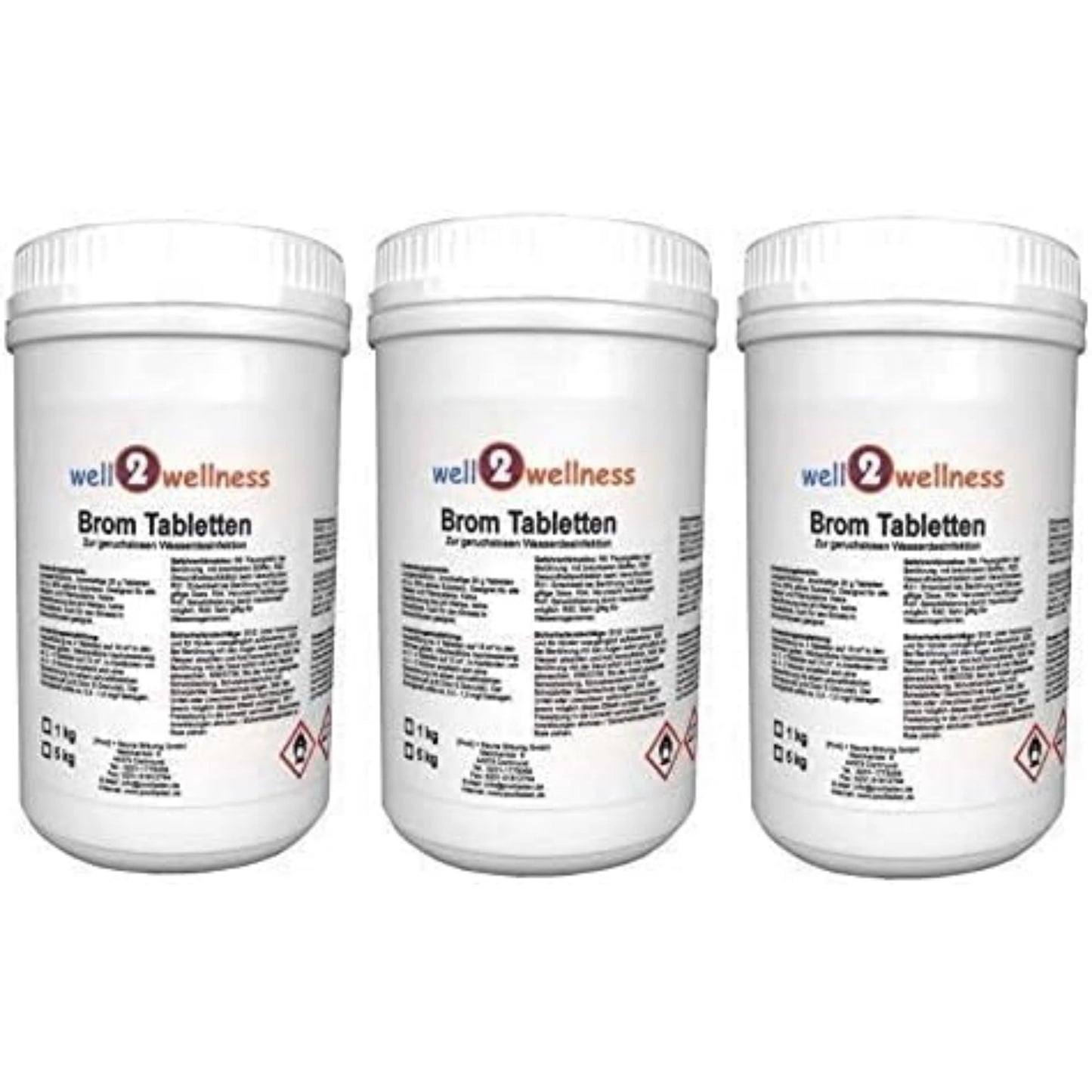 well2wellness® Brom Tabletten für eine chlorfreie Desinfektion