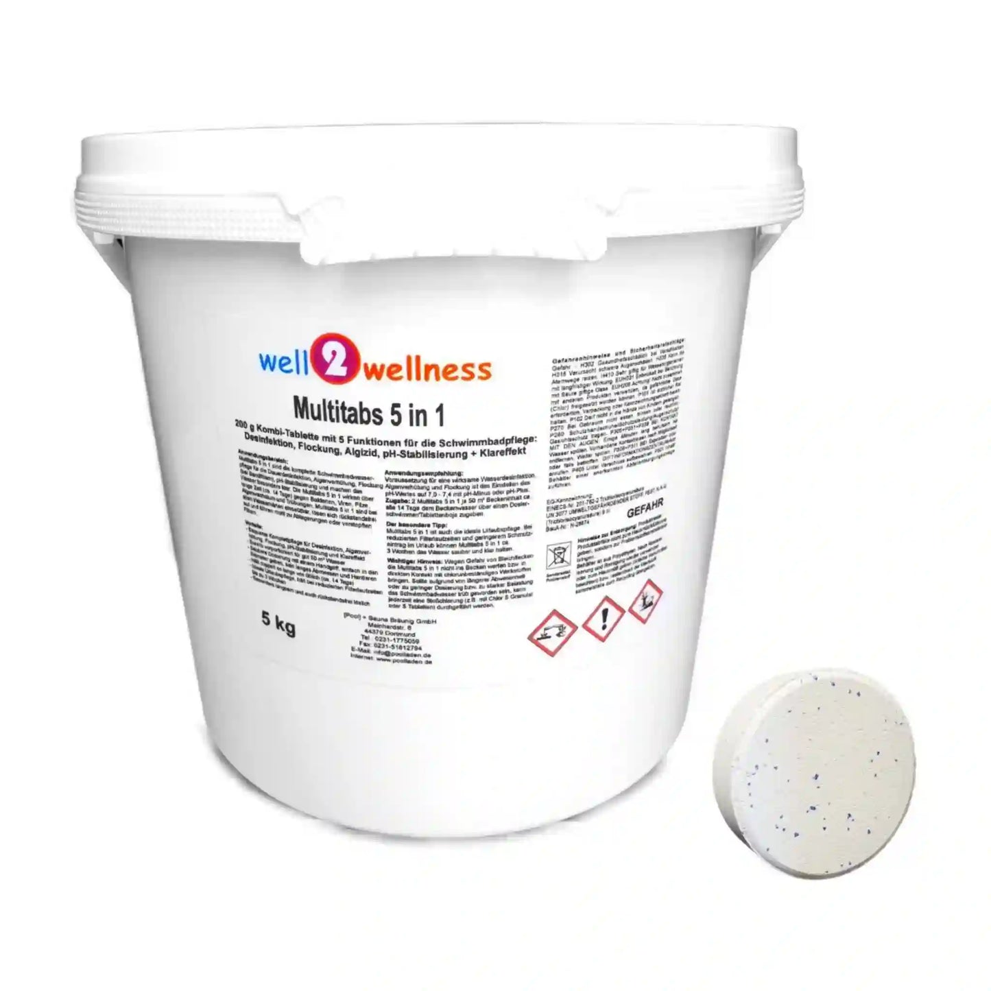 well2wellness® Multitabs 5in1 200g