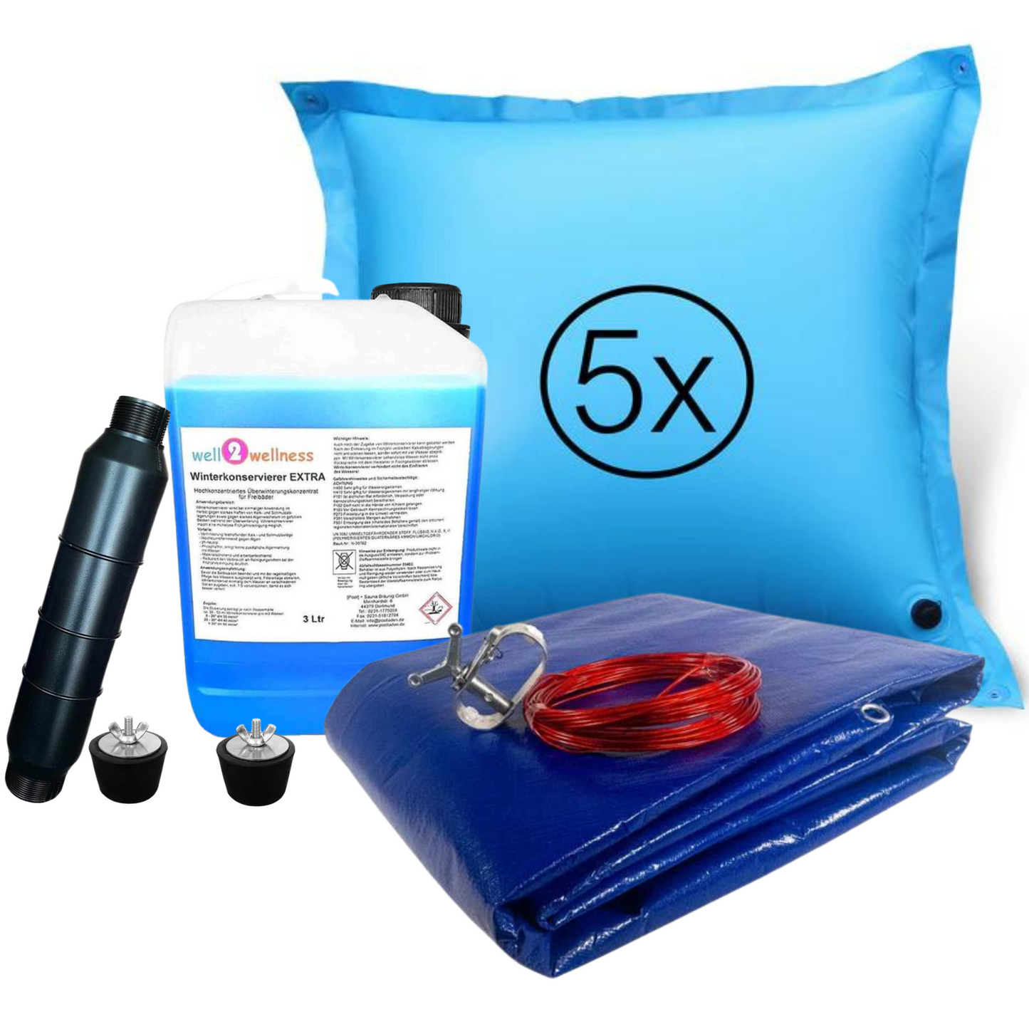 Pool Überwinterungs-Set Komplett Premium für Rundbecken