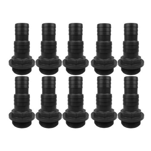 PVC Druckschlauchtülle mit Gewinde 1 1/2" x 32-38 mm