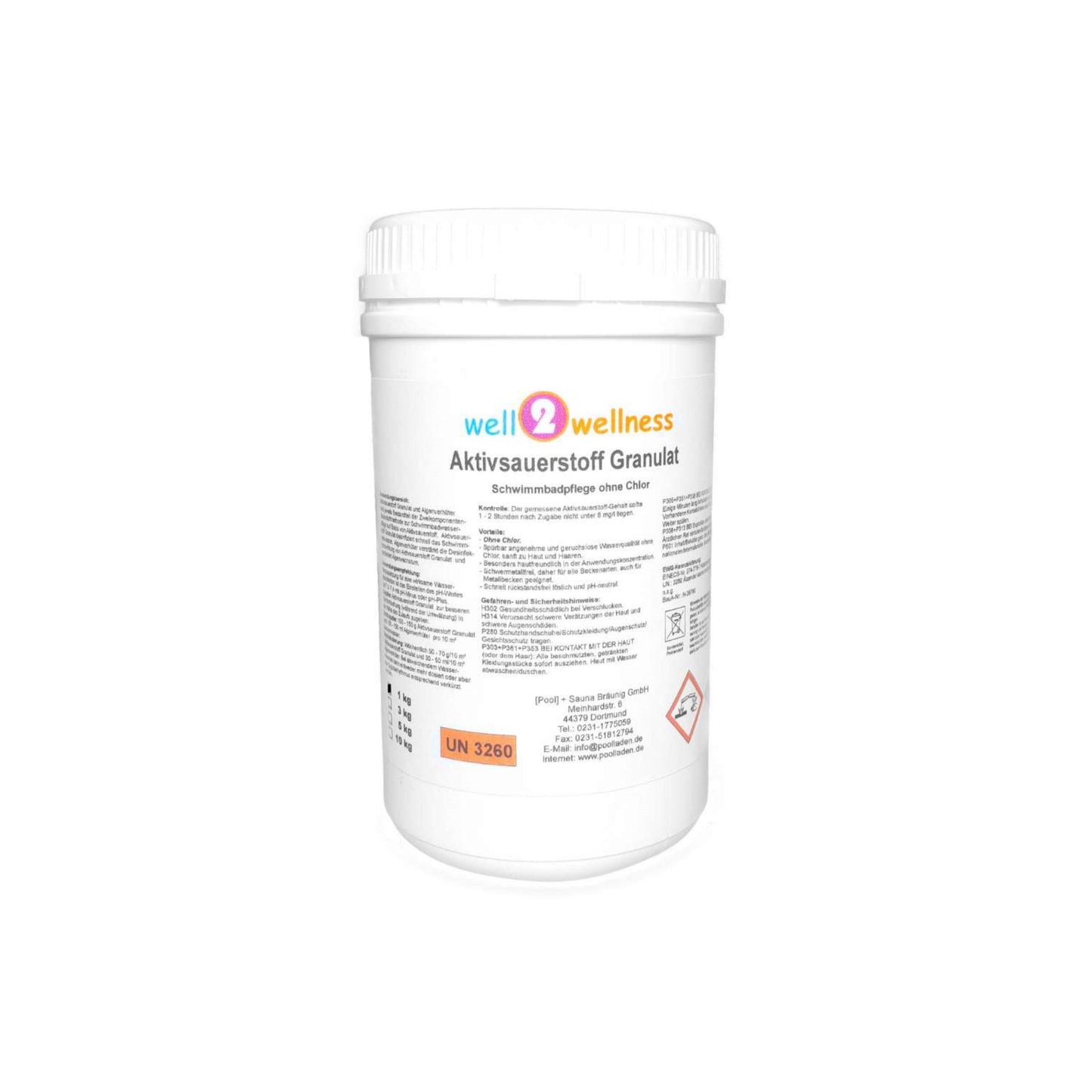 well2wellness® Aktivsauerstoff Granulat