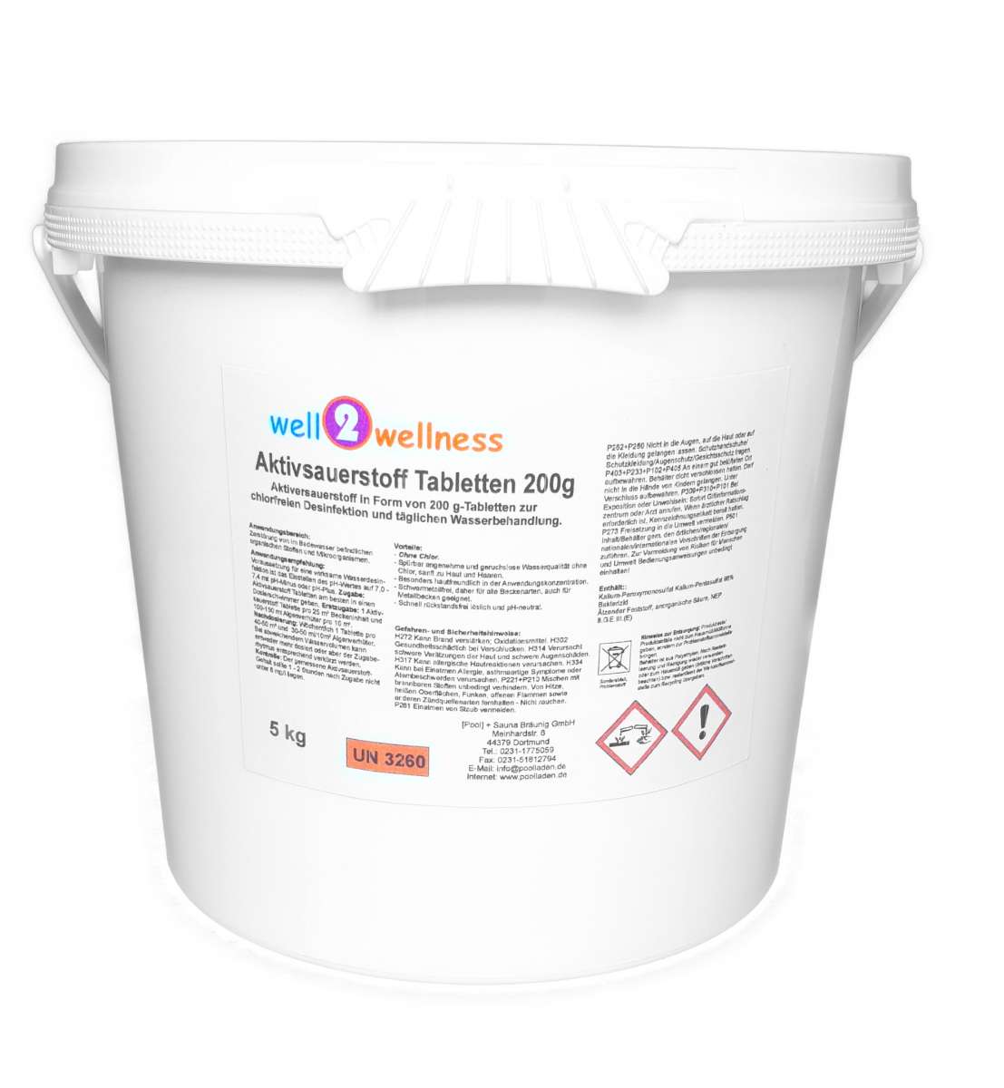 well2wellness® Aktivsauerstoff Tabletten 200g