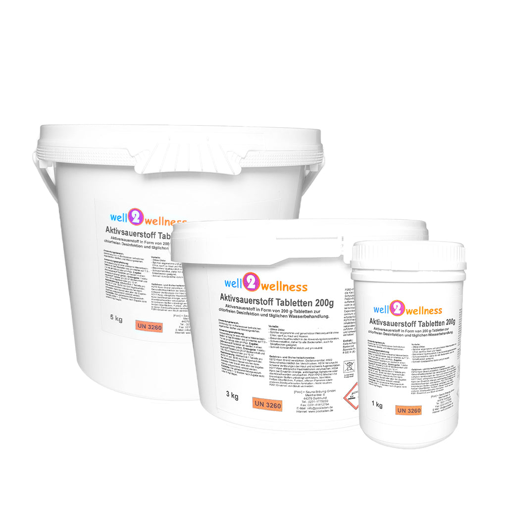well2wellness® Aktivsauerstoff Tabletten 200g
