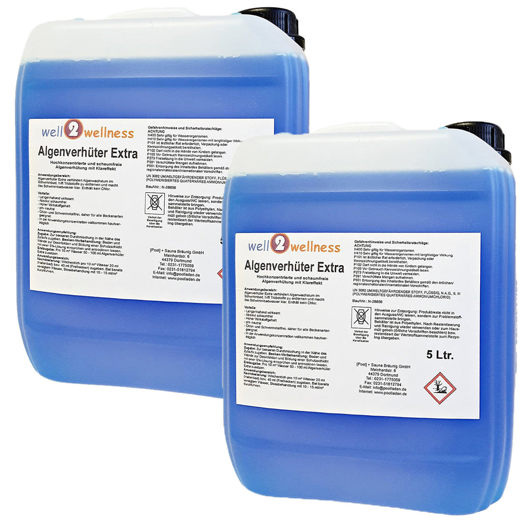 well2wellness® Pool Algenverhüter EXTRA