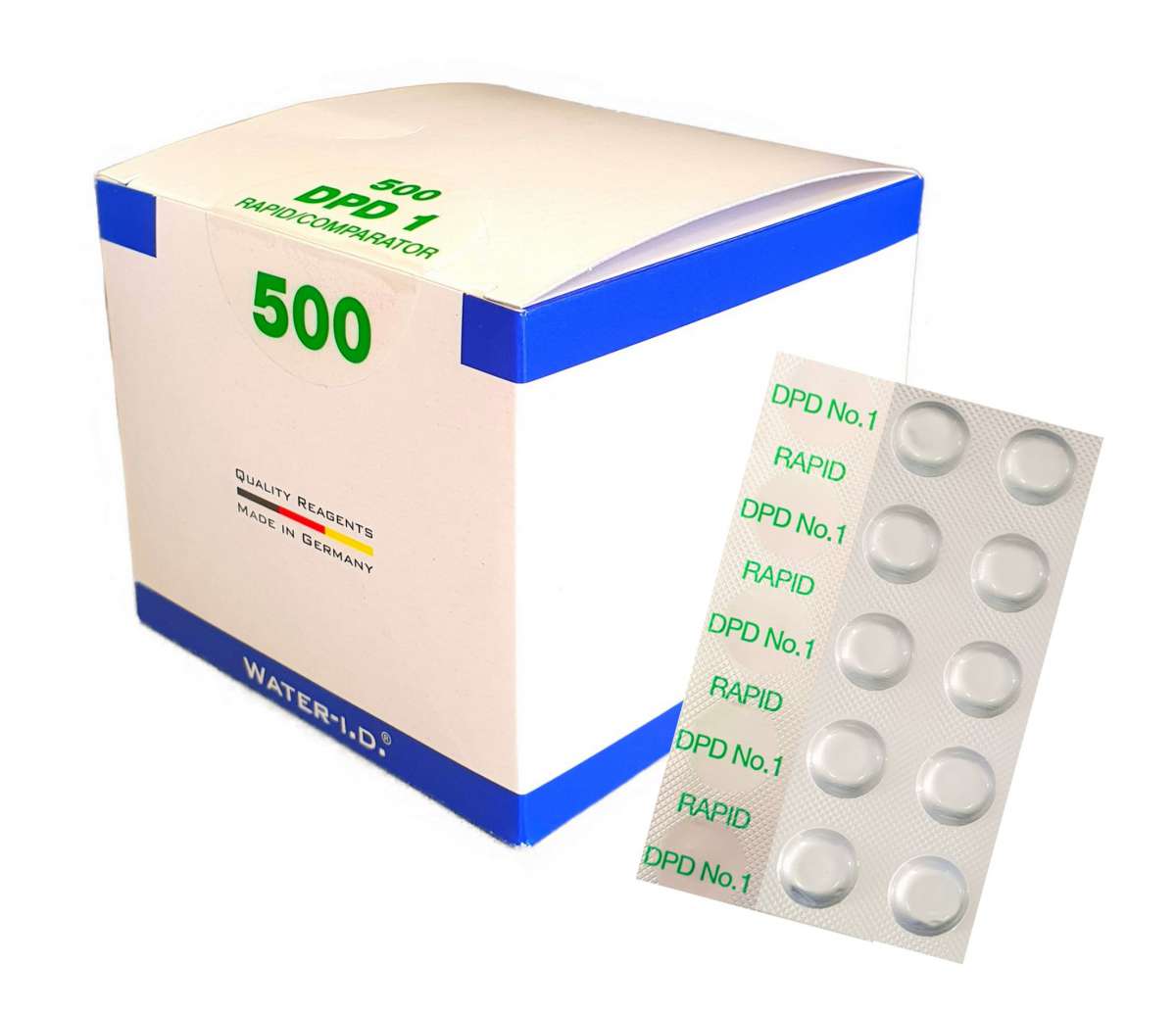 well2wellness® DPD Nr.1 Testtabletten Rapid - freier Chlorgehalt