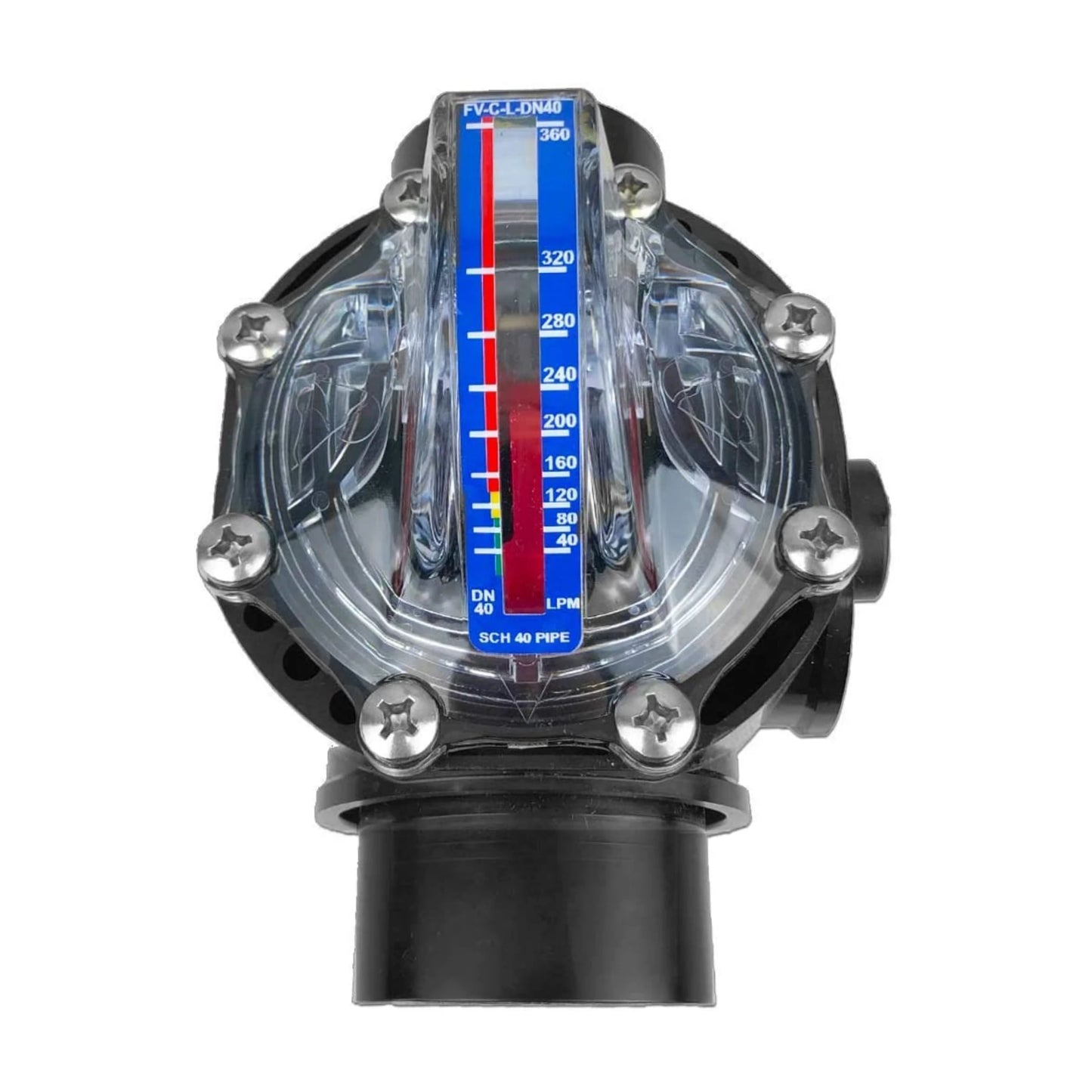 FlowVis - Rückschlagventil mit Durchflussmesser