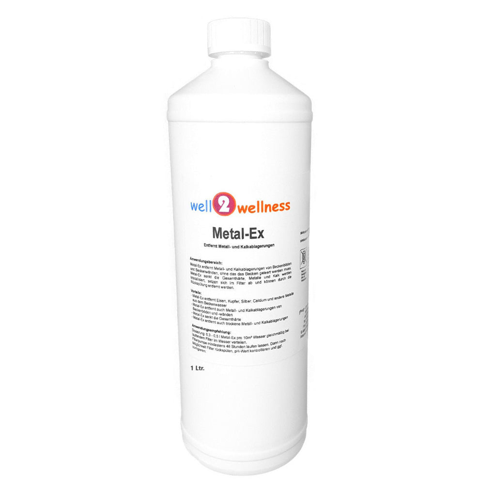 well2wellness® Metal-Ex - Pool Eisenentferner
