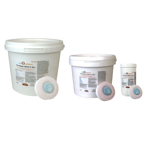well2wellness® Multitabs Complex10 250g - Chlortablette mit 3 Phasen