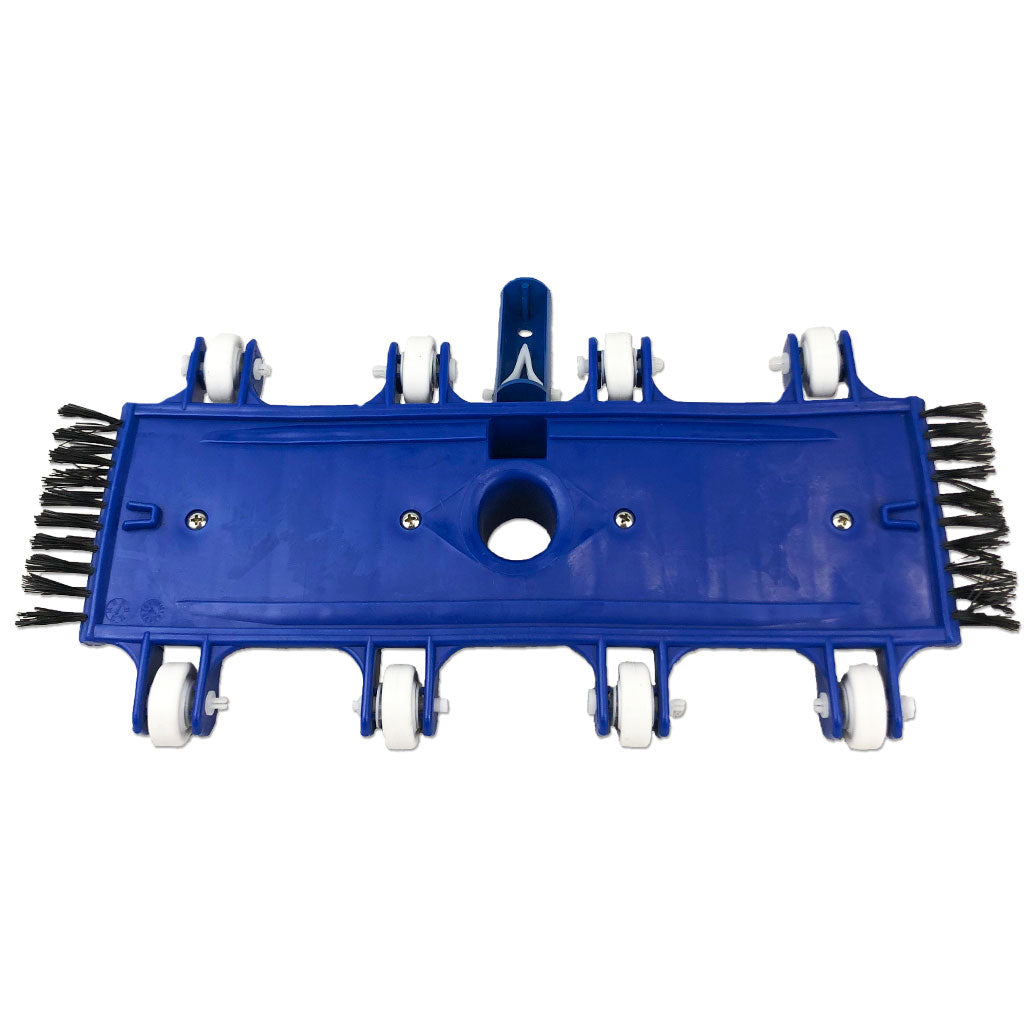 well2wellness® Pool Bodensauger 8-Rad-Flex mit seitlichen Bürsten