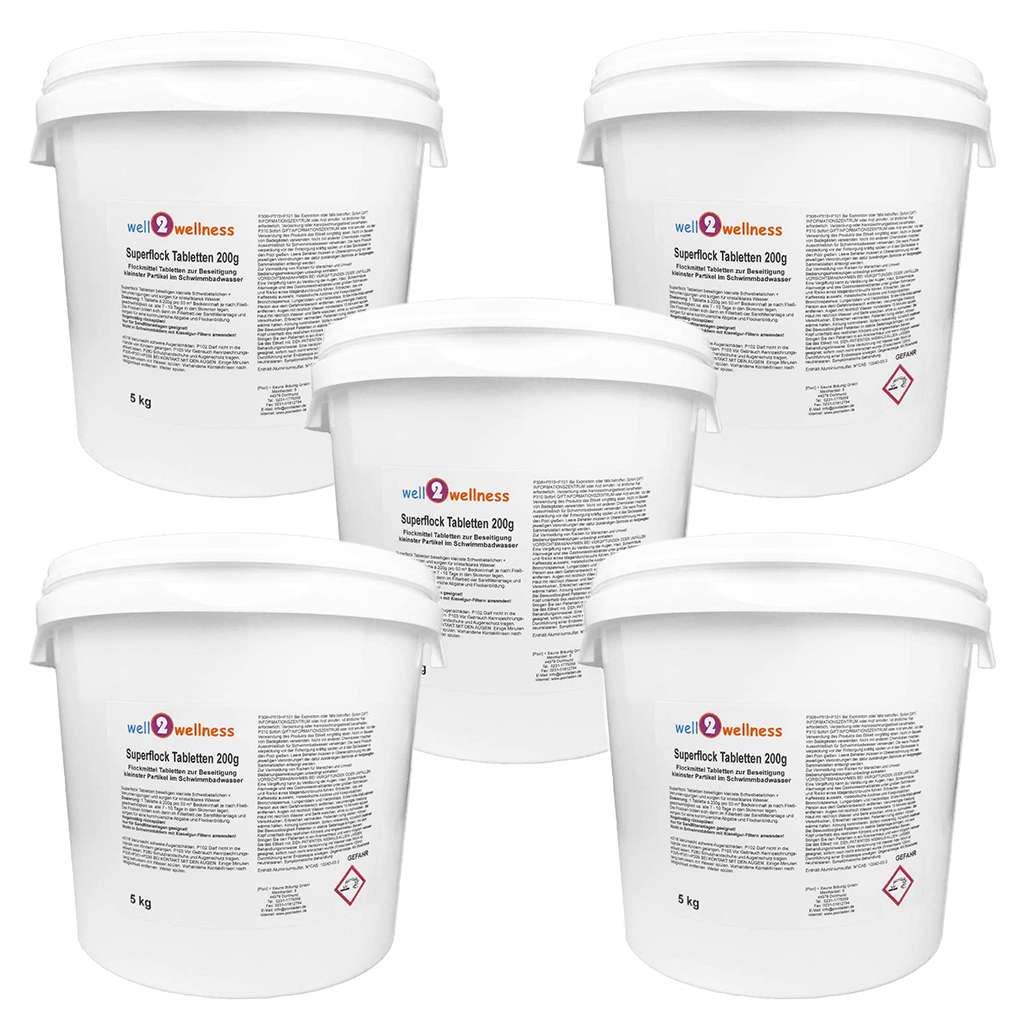 well2wellness® Superflock 200g - Flockungstabletten 200g