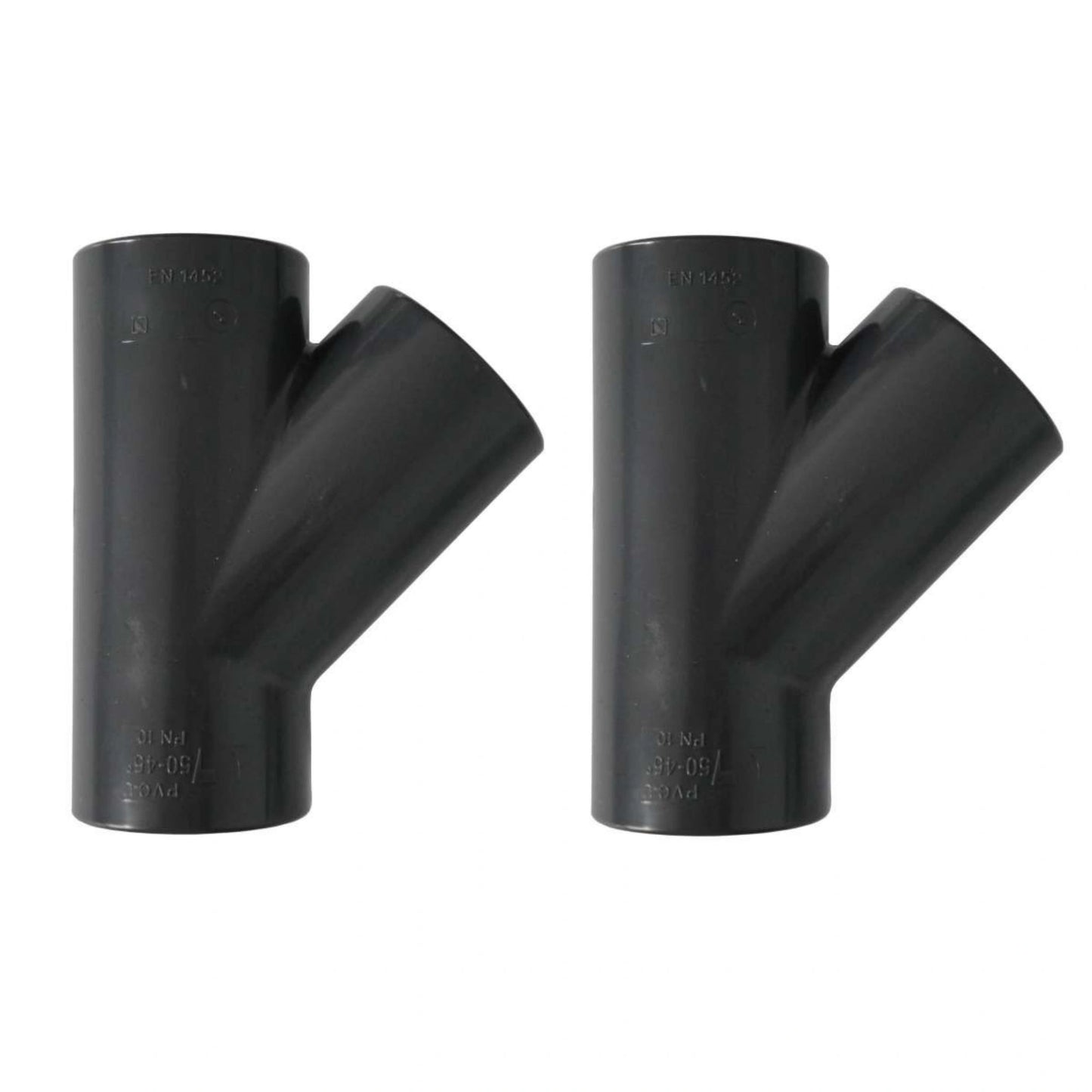 PVC T-Stück 45° - Ø50mm