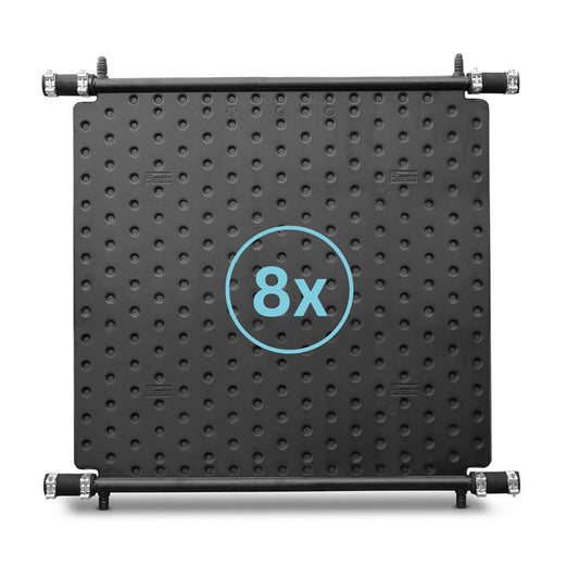 HelioPool® Solarabsorber-Set S8 - 8 x Solarabsorber Größe S | 9,6m²