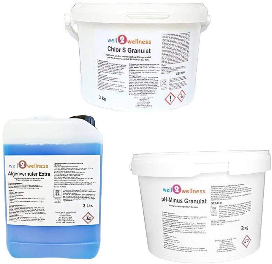 well2wellness® Pool Starterset Wasserpflege dreiteilig No.2