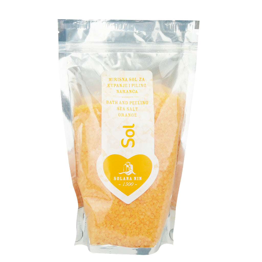 Solana Nin® Duftendes Badesalz und Peeling - Orange 280-1000g