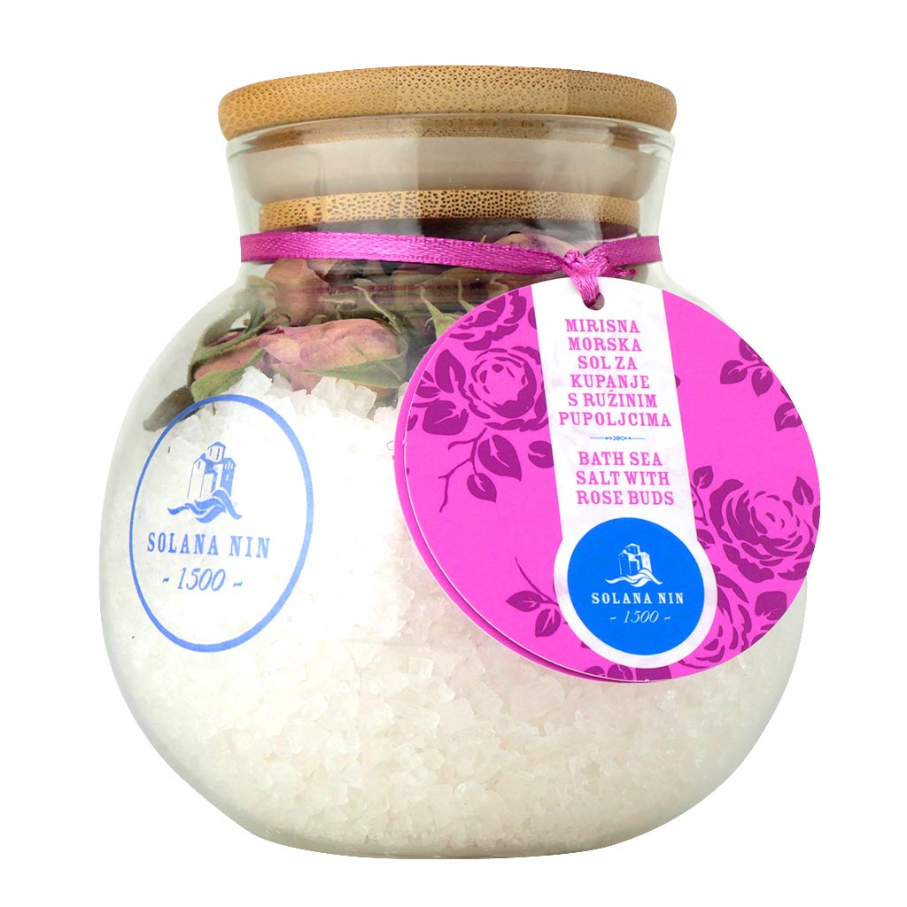 Solana Nin® Duftendes Meeresbadesalz mit Rosenknospen 490 g