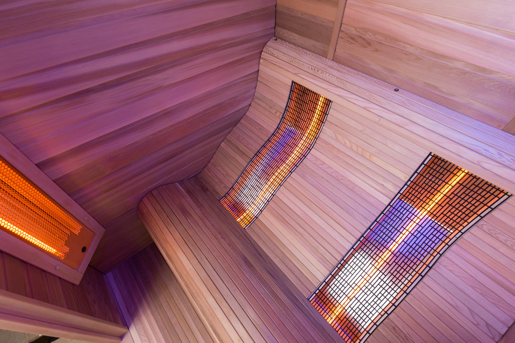 Sauna Infrarotkabine Infrawave Lounge für zwei Personen