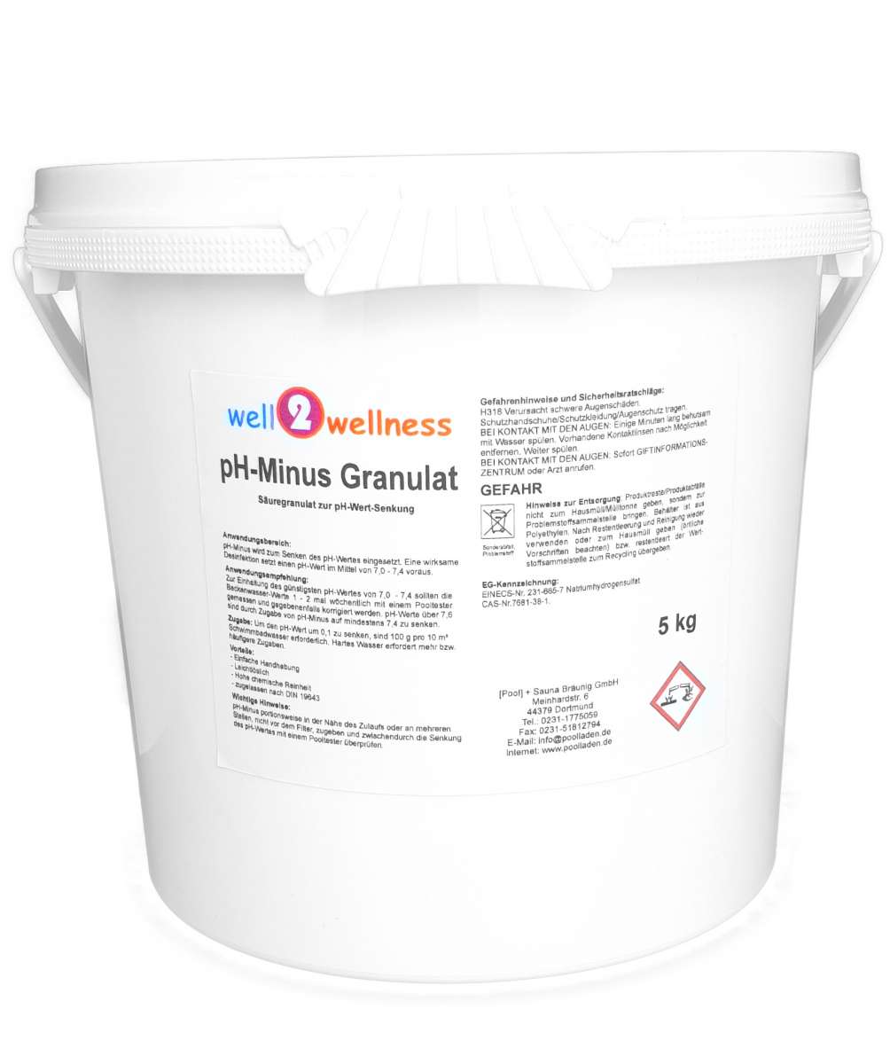 well2wellness® PH Minus Granulat