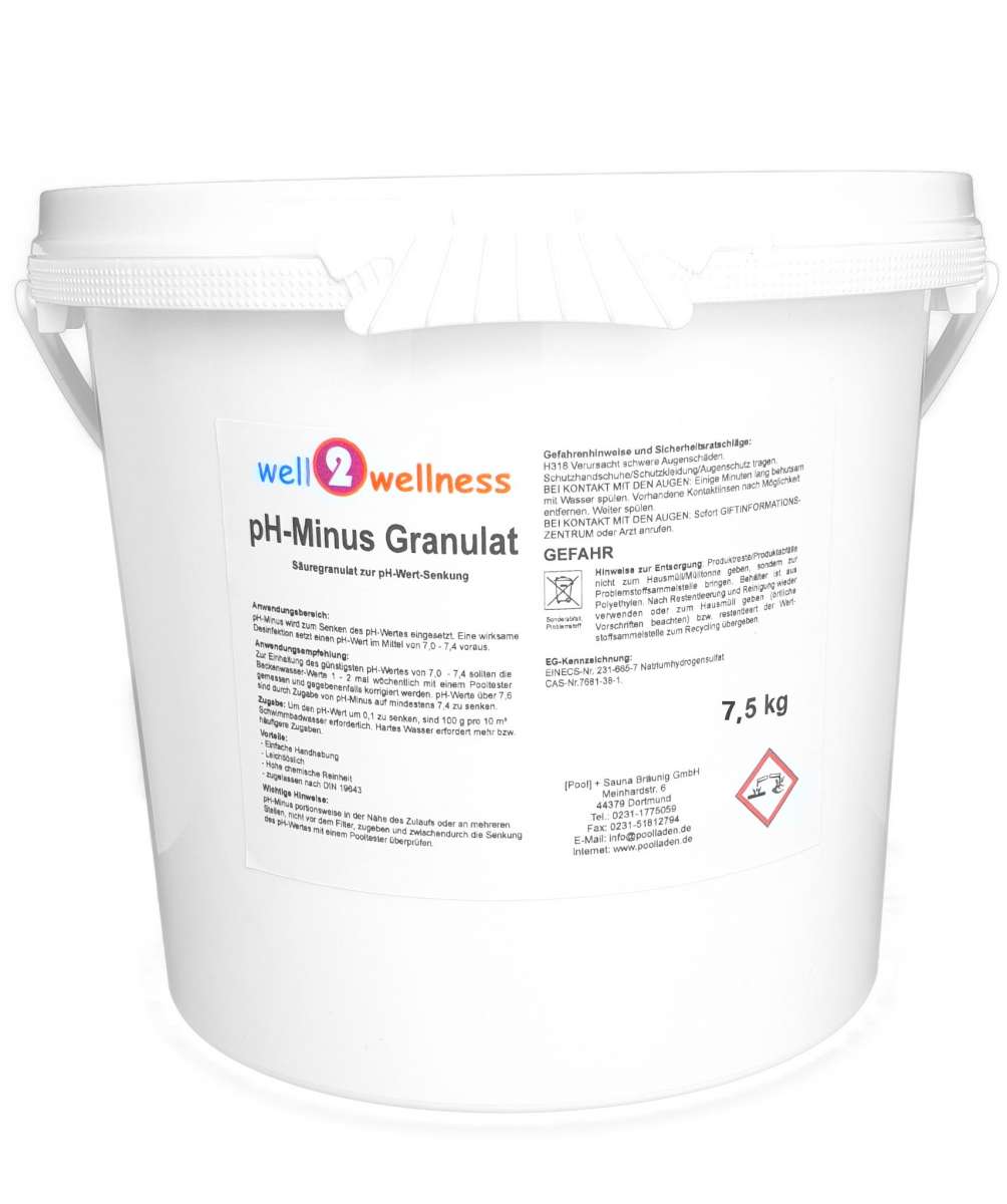 well2wellness® PH Minus Granulat
