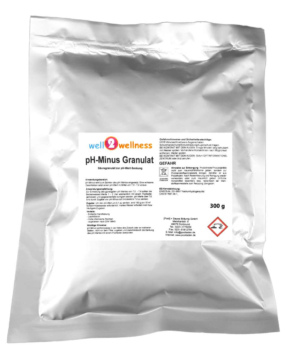 well2wellness® PH Minus Granulat