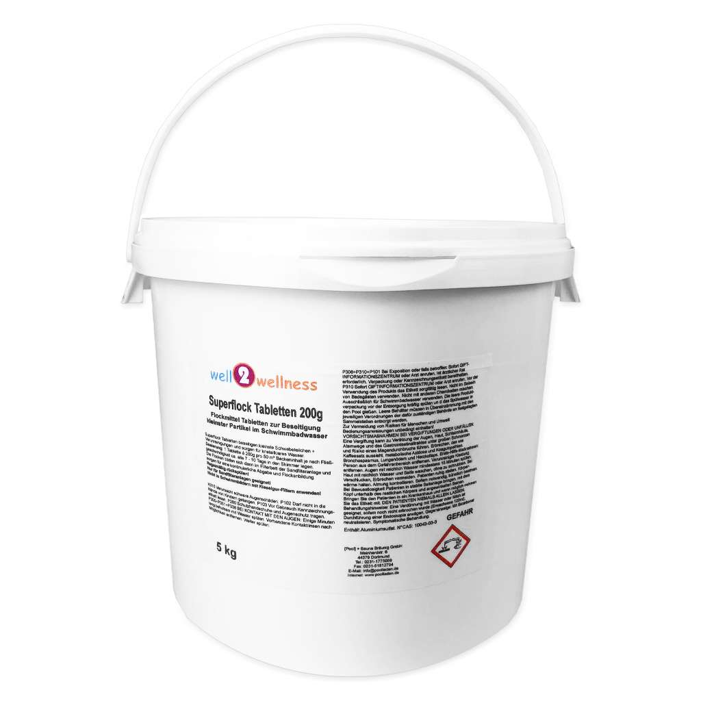 well2wellness® Superflock 200g - Flockungstabletten 200g