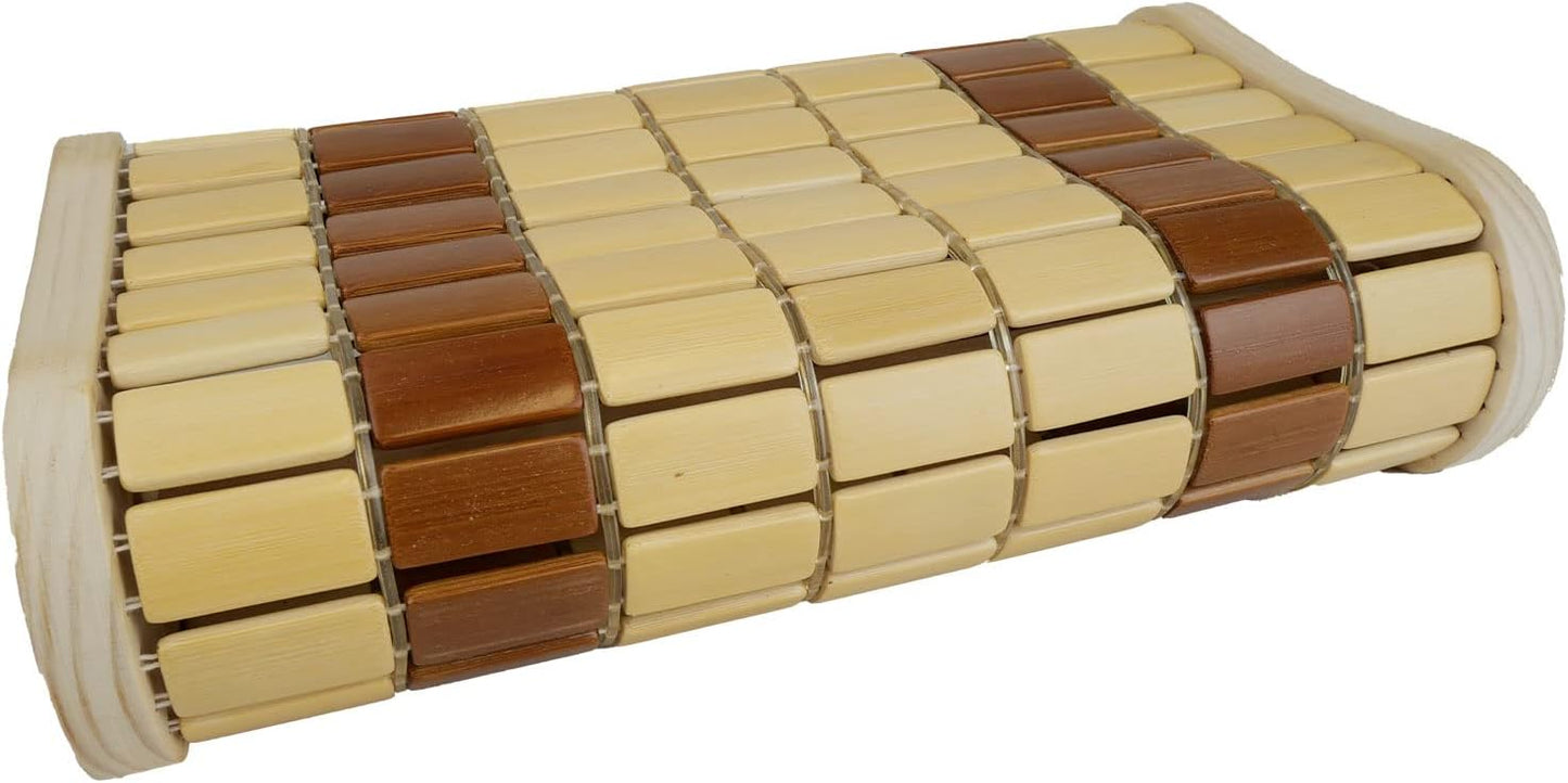 Sauna Kopfstütze Relax - flexibel aus Bambusholz