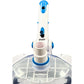 well2wellness® Pool Bodensauger Top mit großem Vorfilter