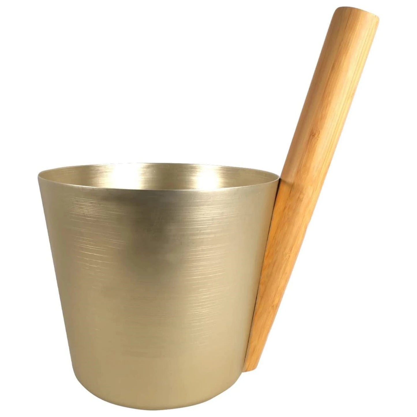 SudoreWell Saunakübel aus Aluminium - Champagner