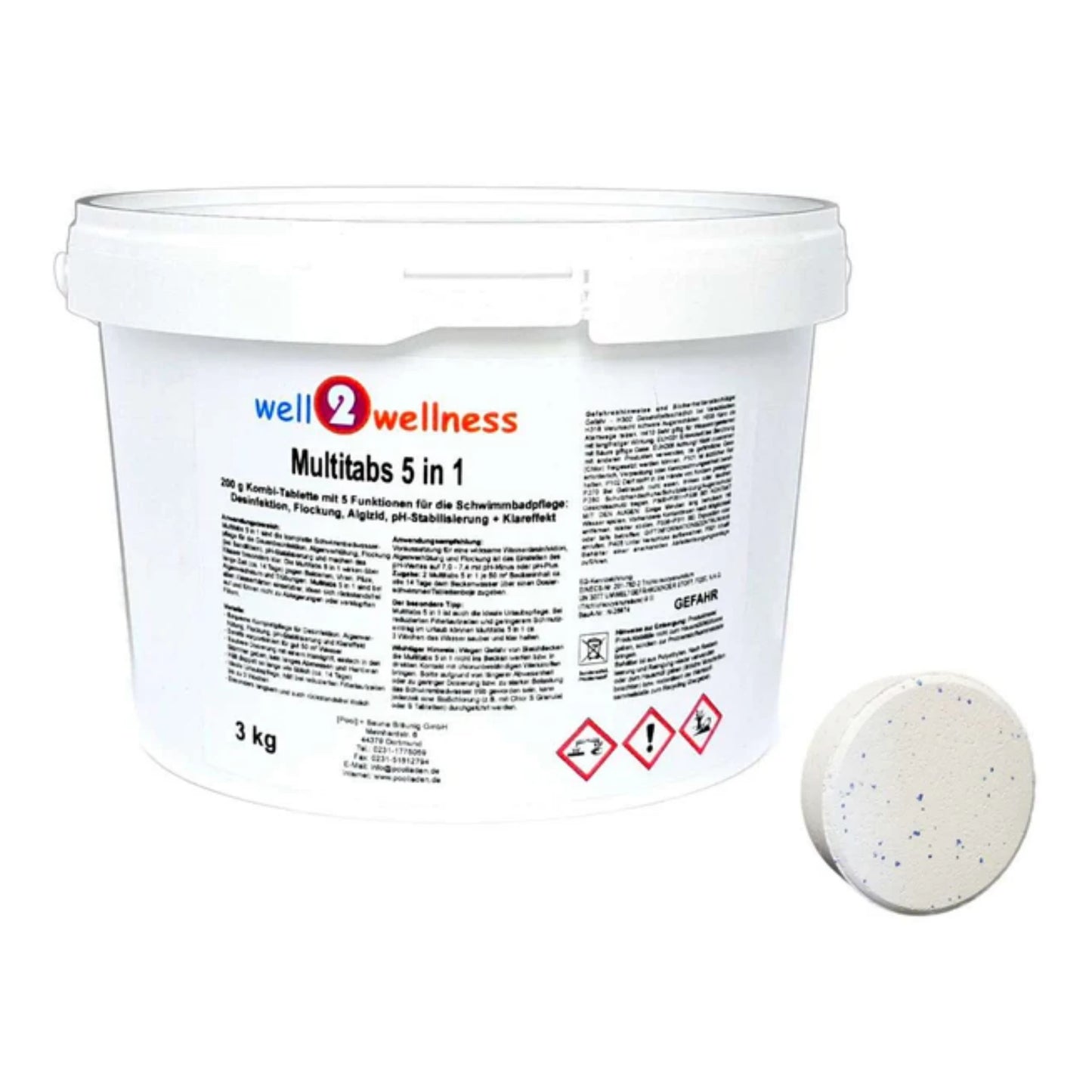 well2wellness® Multitabs 5in1 200g