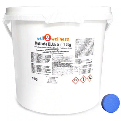 well2wellness® Multitabs Blue 5in1 20g