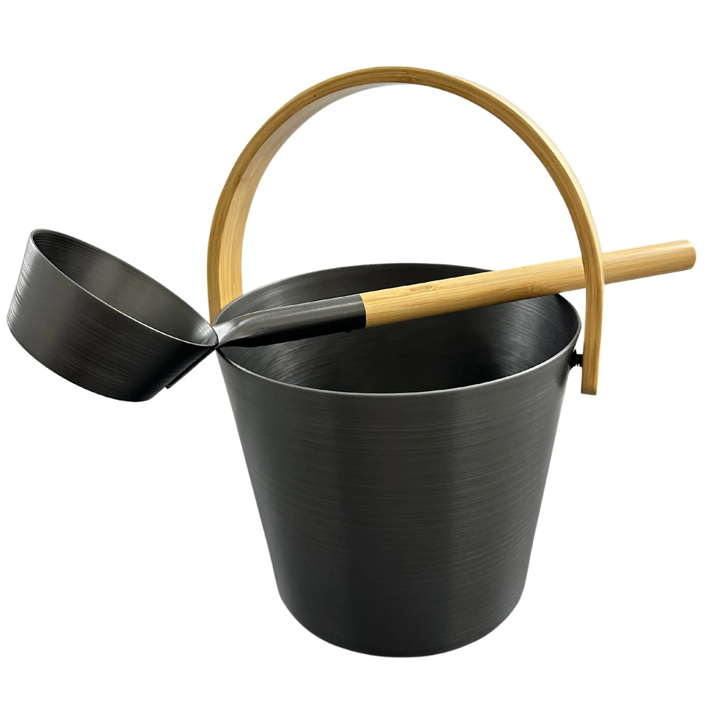 Saunaeimer Set von Rento aus eloxiertem Aluminium - Black