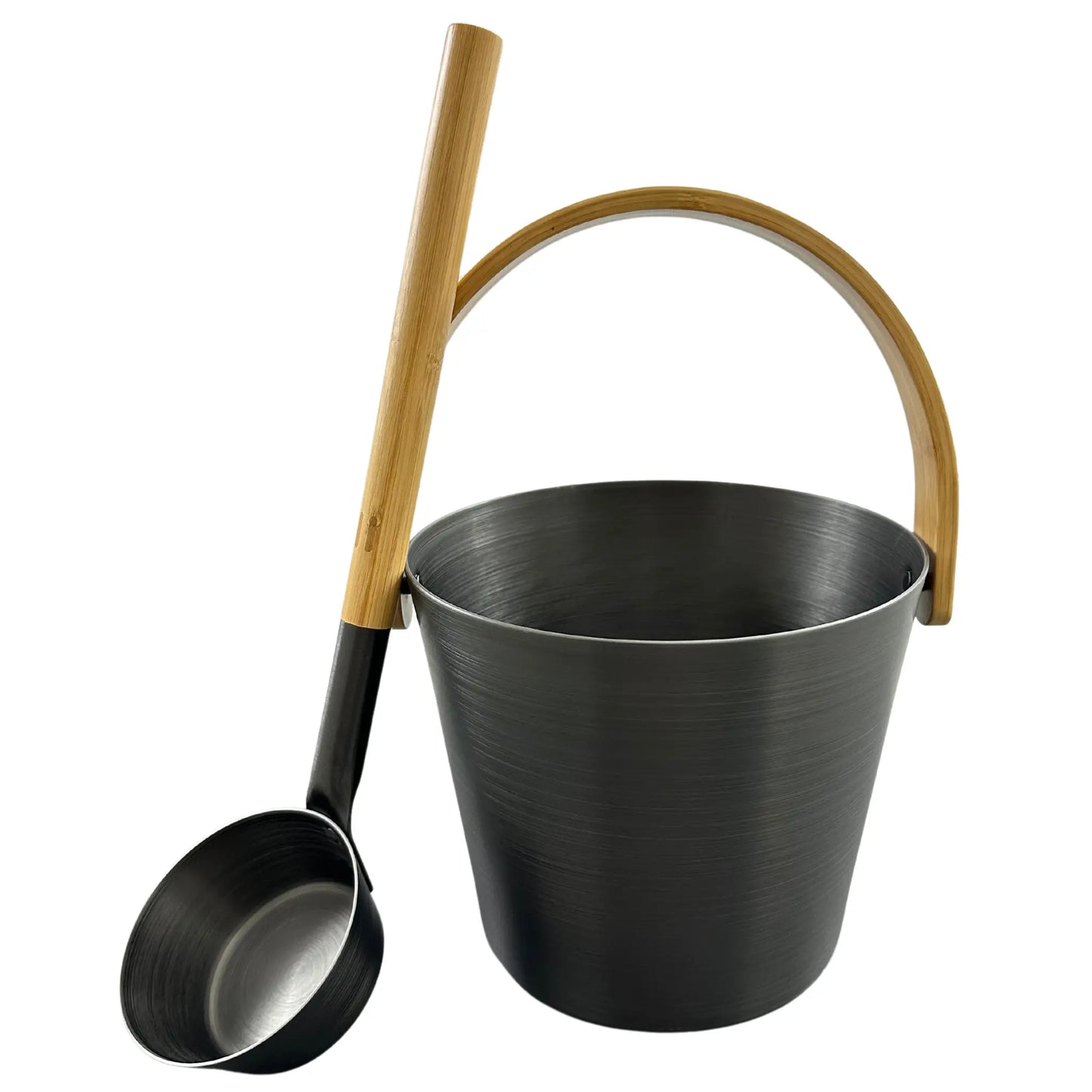 Saunaeimer Set von Rento aus eloxiertem Aluminium - Black