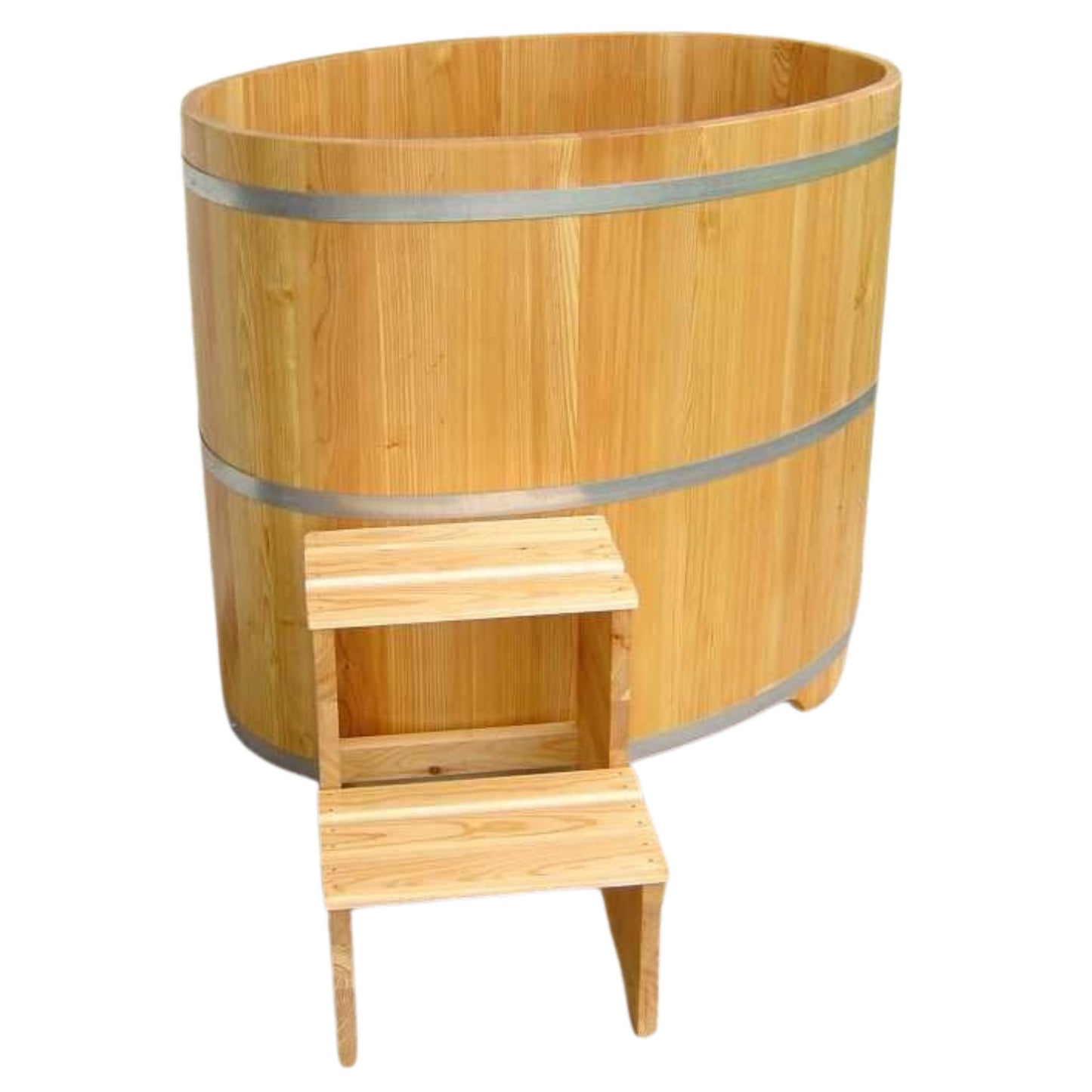 Sauna Tauchbecken aus Lärchenholz inkl. Treppe