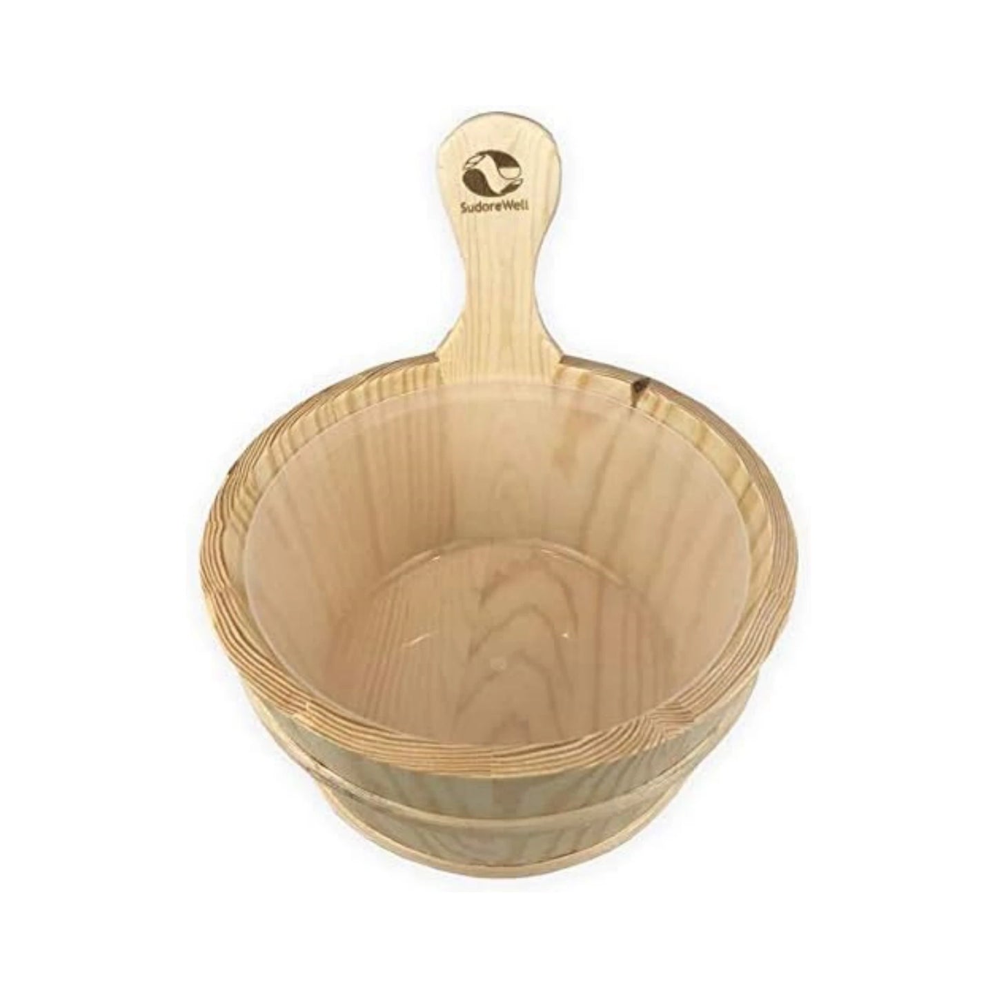 SudoreWell Saunakübel Kiefernholz 4,0L