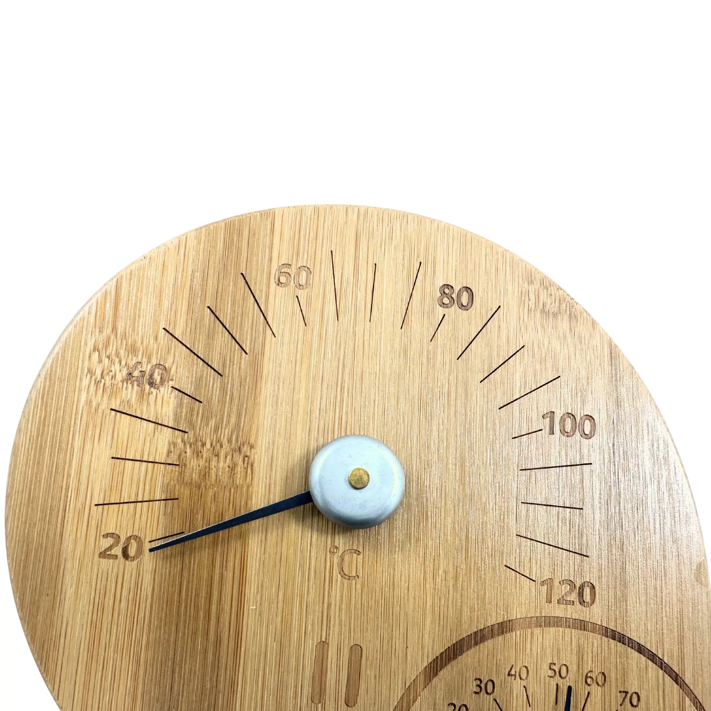 Rento Sauna Klimamesser Bambus - Thermo- und Hygrometer