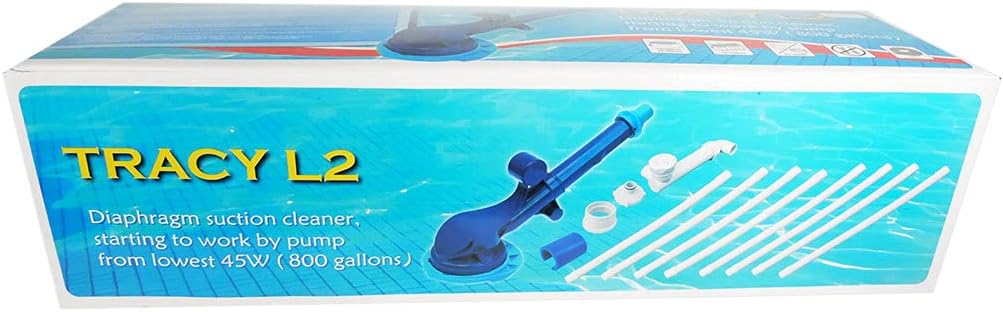 well2wellness® Hydraulischer Pool Bodensauger Tracy L2