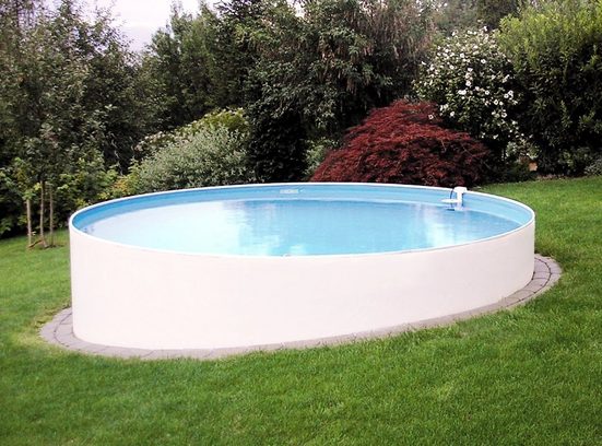 Splash Stahlwandpool Rundbecken | 3,50 x 1,20m