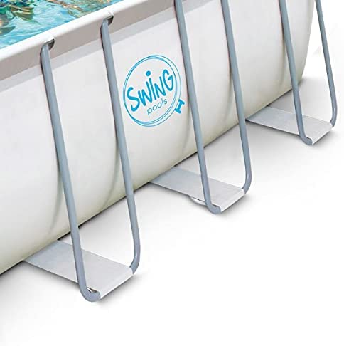 Frame-Pool Rechteck Schwimmbecken Swing-Elite 5,49 x 274 x 132cm - Weiß