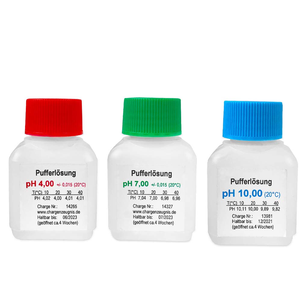 MIDAS® Pufferlösung pH-Set - 4,00 / 7,00 / 10,00 - 50ml
