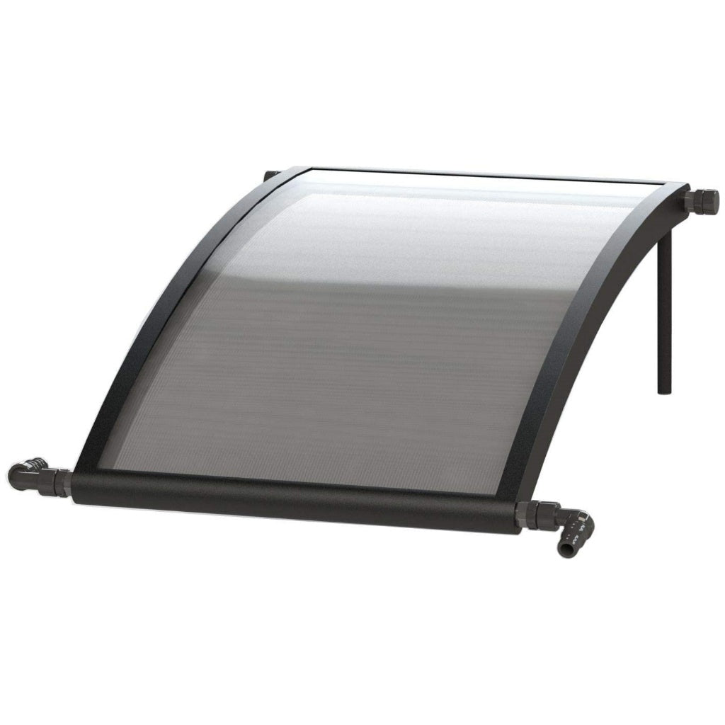 Pool Solarheizung schräg/ Solarkollektor Exklusive - 120 x 80cm inkl. 3-Wege-Solarweiche