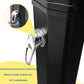 well2wellness® Solardusche aus PVC 2-teilig 20 Liter inkl. Fußdusche
