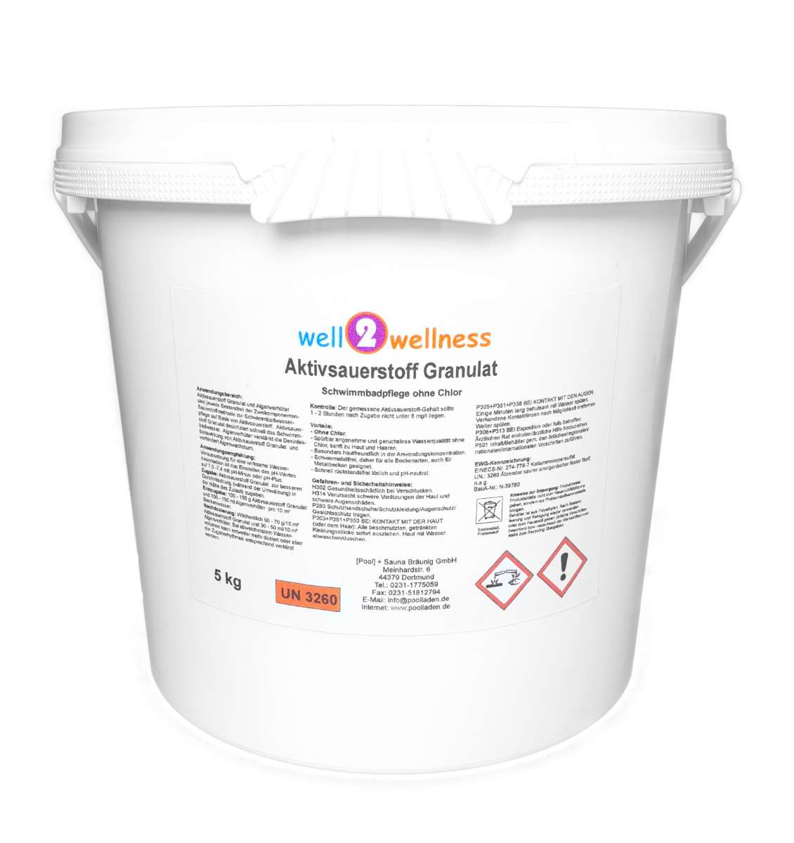 well2wellness® Aktivsauerstoff Granulat