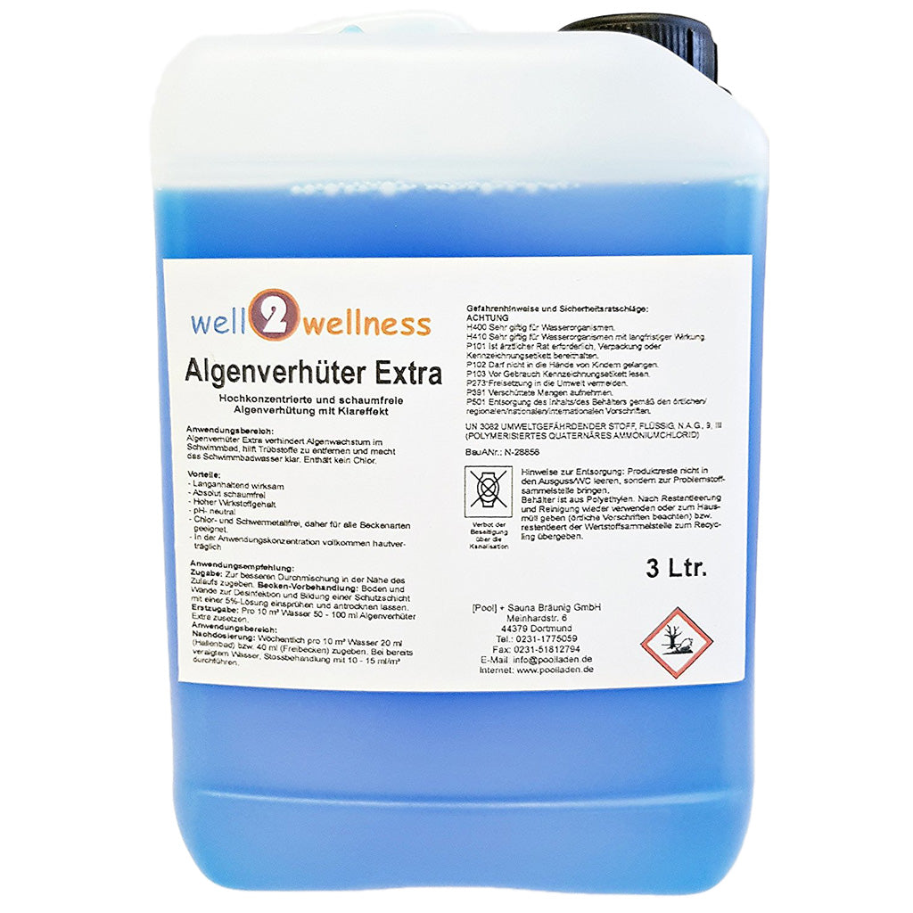 well2wellness® Pool Starterset Wasserpflege dreiteilig No.3 mit Multitabs 5in1 200g