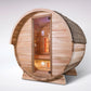 Sauna Infrarotkabine Barrel aus Thermo Fichte