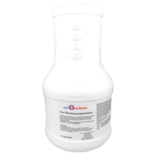 well2wellness® Überwinterungsboje - Überwinterungsmittel mit Dosierer 2 kg