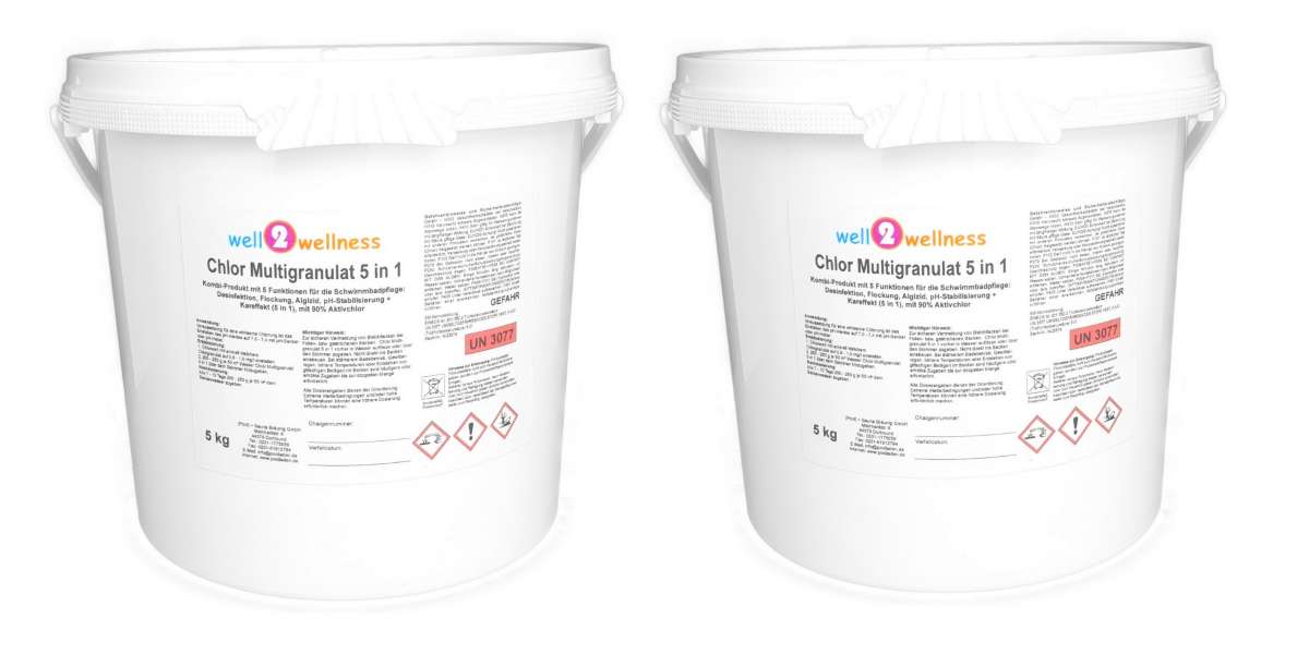 well2wellness® Multi Chlorgranulat 5in1
