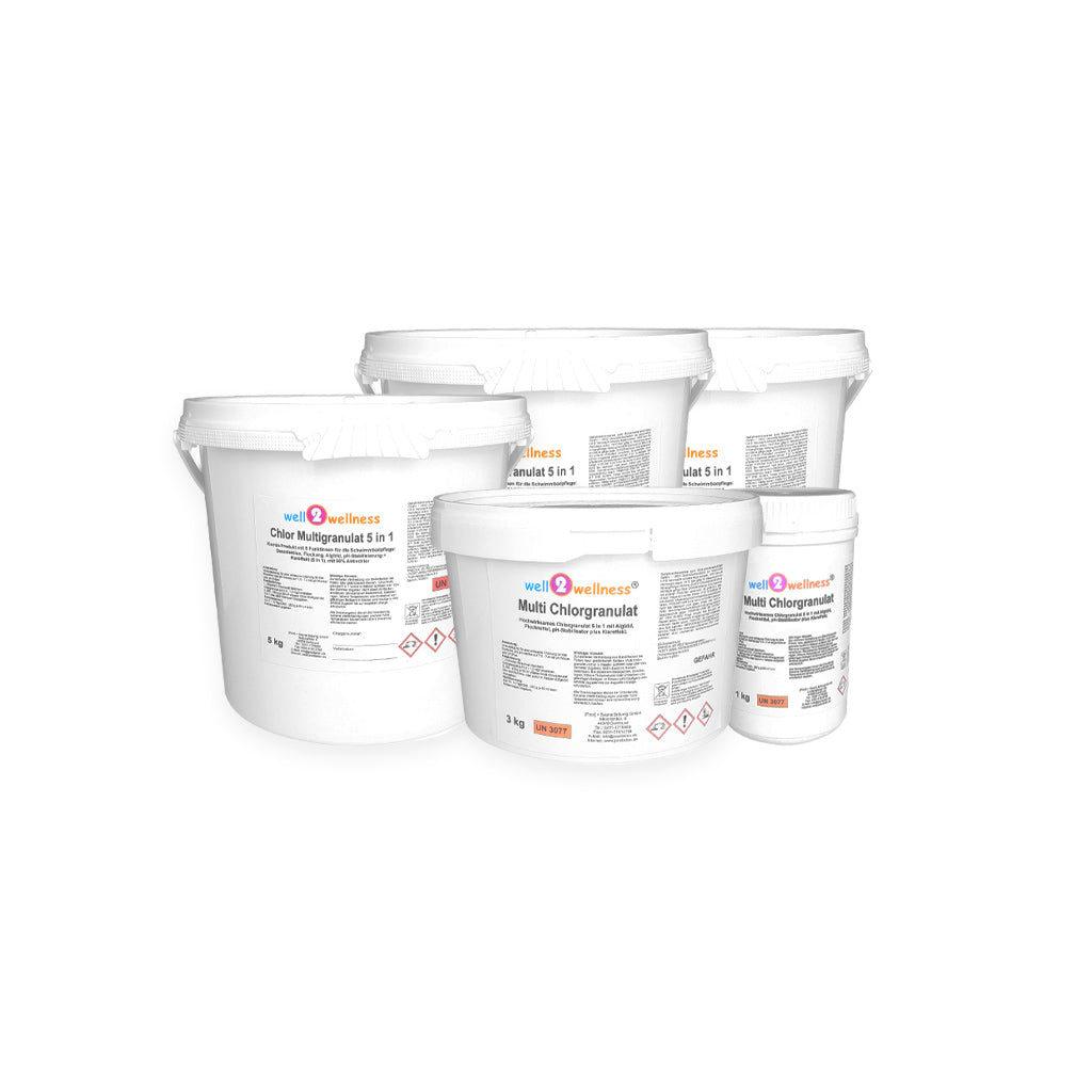 well2wellness® Multi Chlorgranulat 5in1