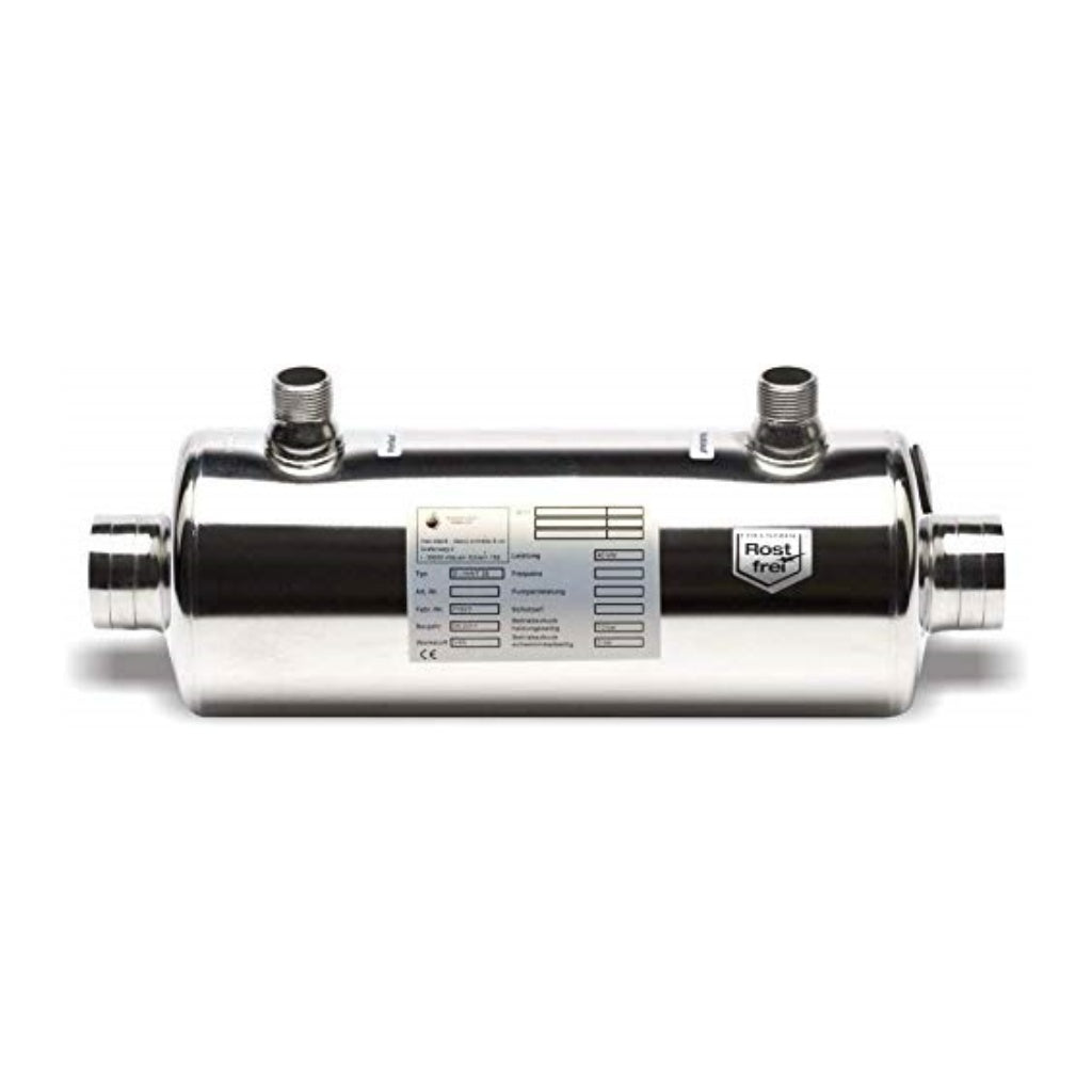 well2wellness® Dapra Wärmetauscher 42kW in Edelstahl