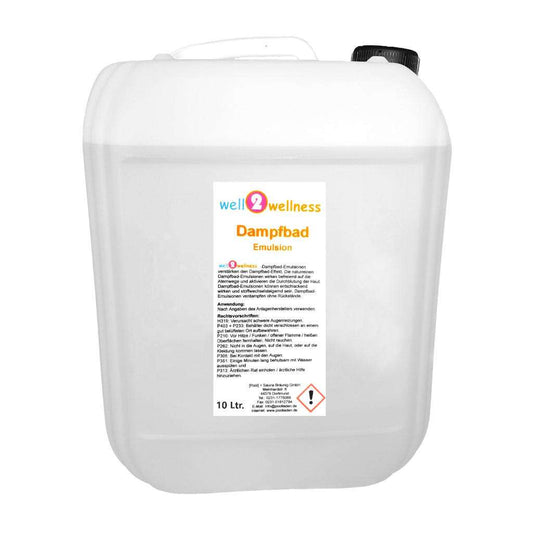 Sauna Dampfbad Emulsion 10,0 l freie Duftwahl