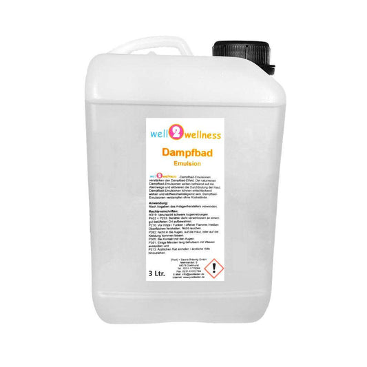 Sauna Dampfbad Emulsion 3,0 l freie Duftwahl