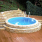 Splash Stahlwandpool Rundbecken | 3,50 x 1,20m